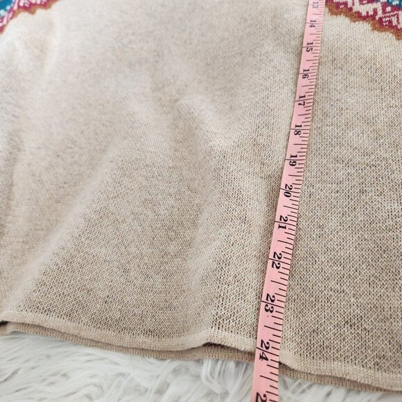 Sundance Journey East Sweater Womens size Small Oversized Boho Southwestern - Picture 10 of 15